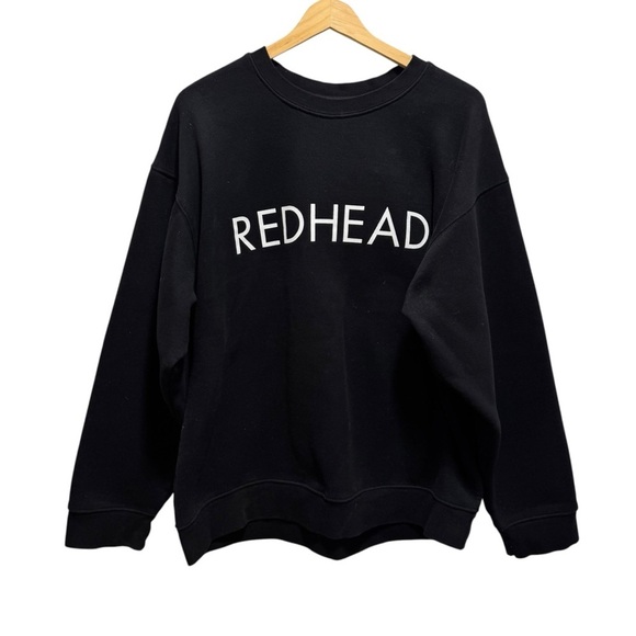 Brunette the Label Redhead Crewneck Sweater Size L/XL - Picture 2 of 11
